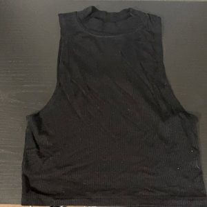 Black crop top